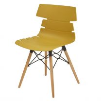 Hoxton Side Chair - K Frame (Beech/Mustard)