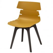 Hoxton Side Chair - R Frame (Mustard/EPC Black)