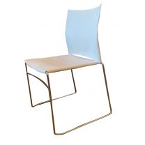 White Polypropylene Contemporary Chair