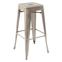 Eiffel High Stool - Gunmetal