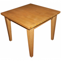 2 Seater Square Table Solid Wood