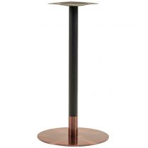 Sphinx Large Poseur Height Table Base Rose Gold & Black