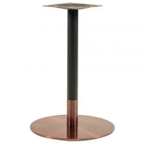 Sphinx Small Dining Height Table Base Rose Gold & Black