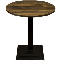 Rustic Oak Complete Step Small Round Table