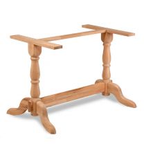 RAW Solid Beech Table Base - Twin