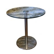 Glass 60cm Round Table