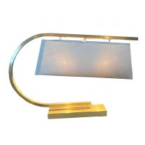 Brushed Gold Console Table Lamp