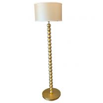 Rounded Gold Tall Standing Lamp