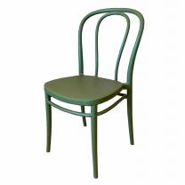 Green Outdoor Side Chair (Stackable)