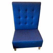 Blue High Back Bench Seating