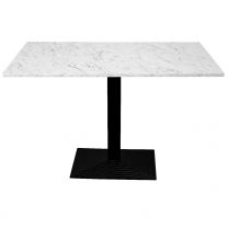 White Marble Complete Step Rectangle Table