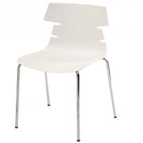 Hoxton Side Chair - A Frame (White)