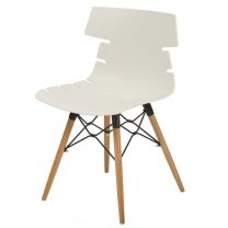 Hoxton Side Chair - K Frame (Beech/White)