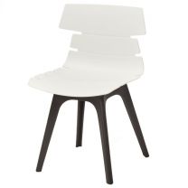 Hoxton Side Chair - R Frame (White/EPC Black)