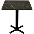 Black Marble Complete Samson Square Table