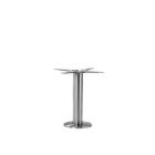 Coffee Height Brushed Stainless Steel Floorfix Table Base