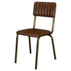 Foundry Brown/Gold Side Chair