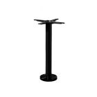 Black Steel Floorfix Table Base