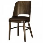 Java Brown Faux Leather Restaurant Chairs