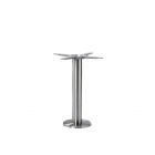 Lounge Height Brushed Stainless Steel Floorfix Table Base