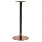 Sphinx Small Poseur Height Table Base Rose Gold & Black