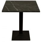 Black Marble Complete Step Square Table